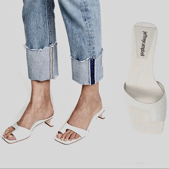 jeffrey campbell teclado slide sandal